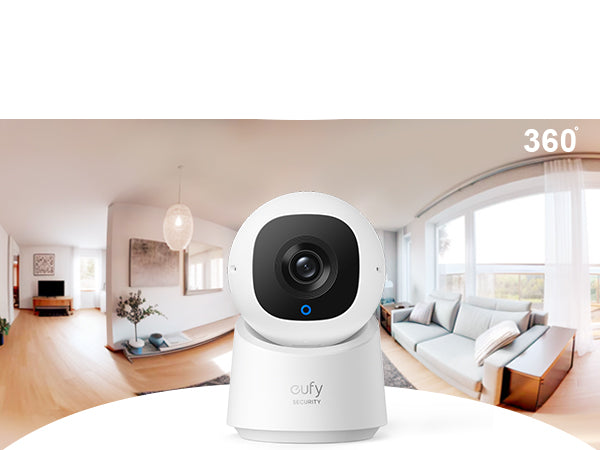 NEW! Eufy C220 Indoor Pan & Tilt 2k CAM Camera tek