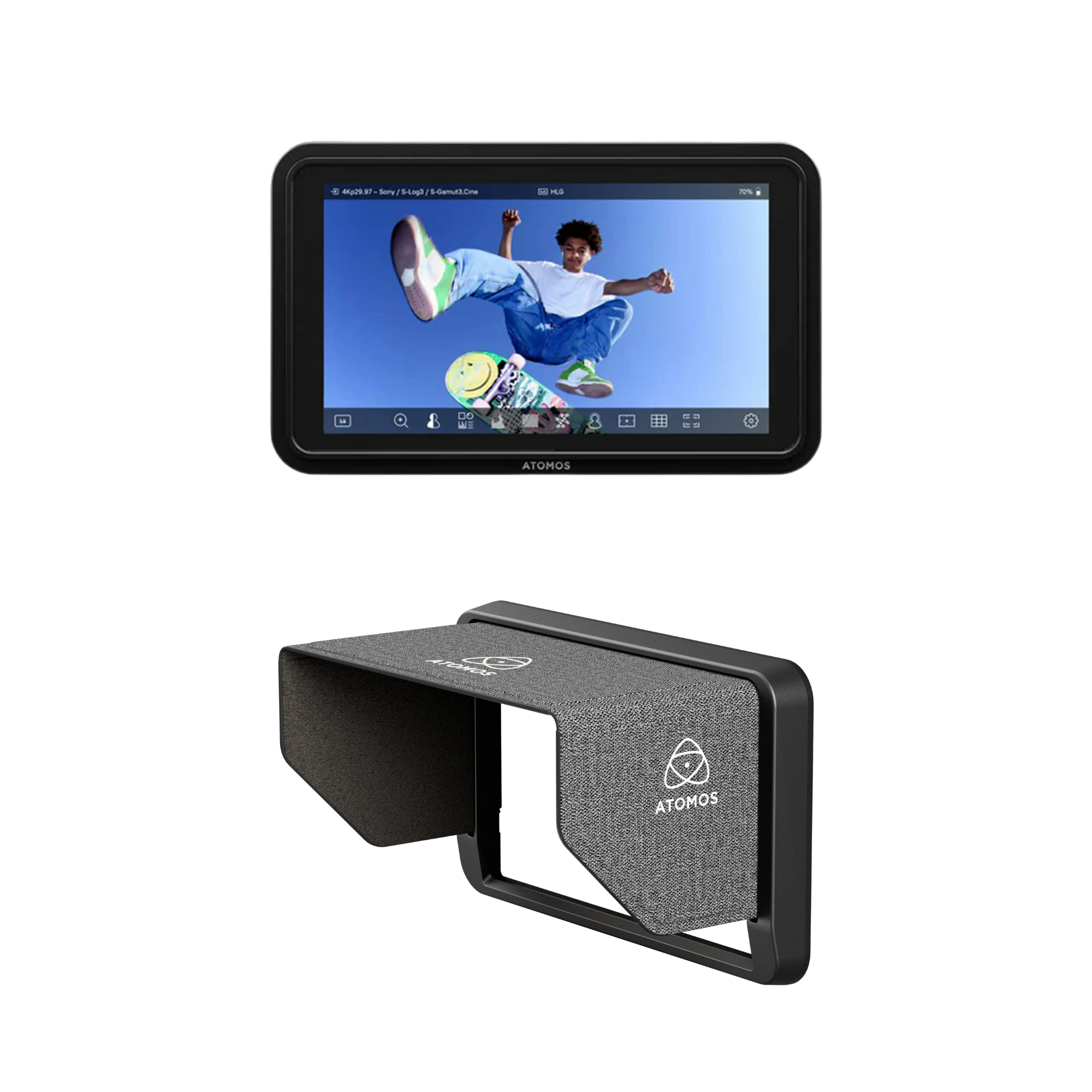 Atomos Shinobi GO 5" HDMI HDR Monitor + Free Atomos sunhood Camera tek
