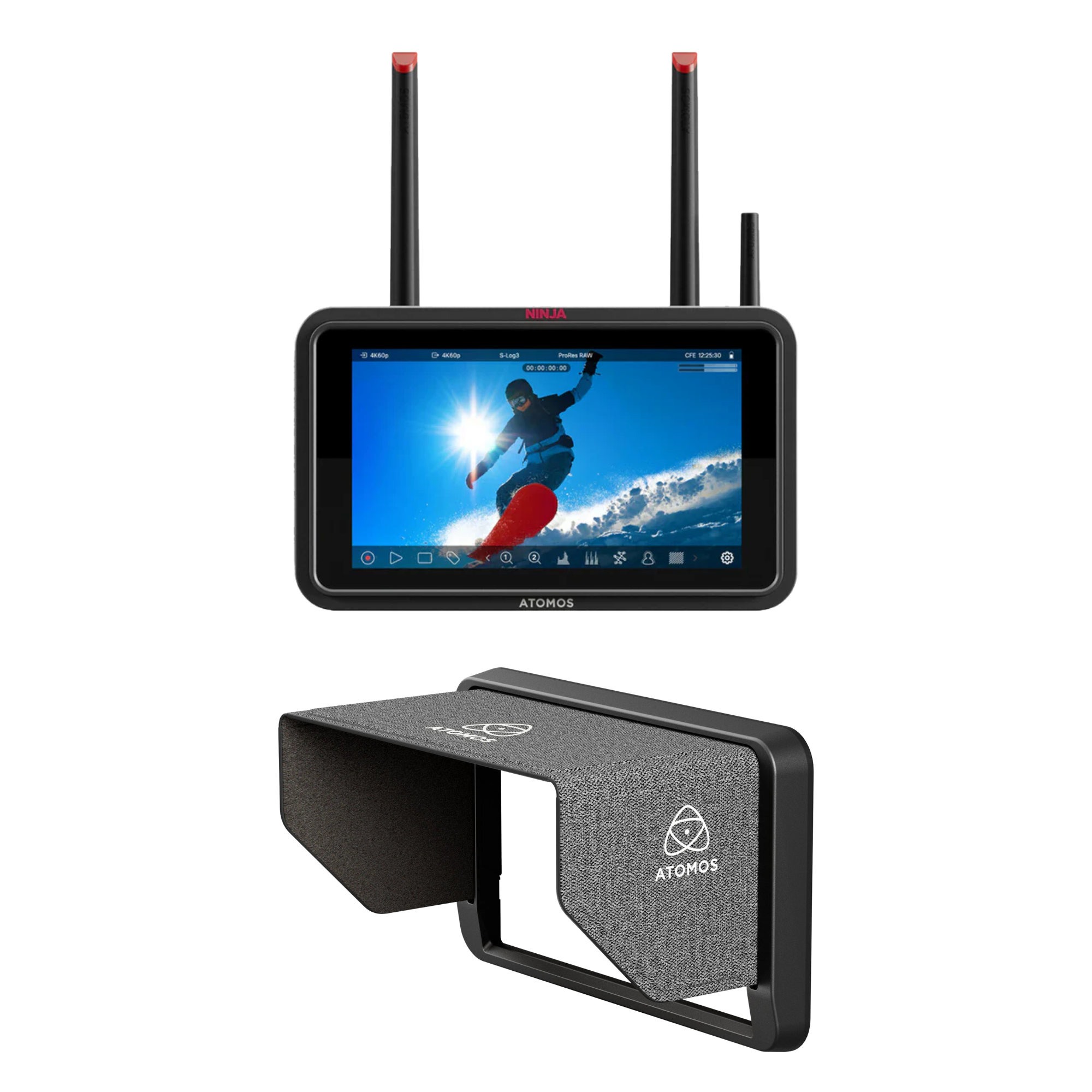 Atomos NinjaTX + Free Atomos sunhood Camera tek