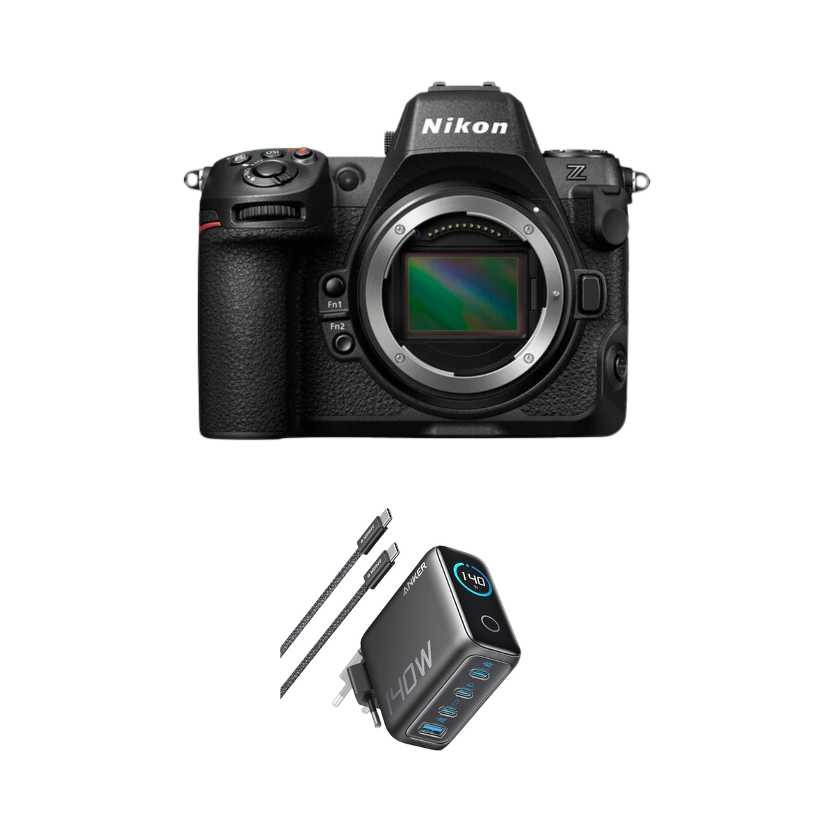 Nikon Z8 Mirrorless Digital Camera (Body Only) + Free Anker 140W 4-Port USB Wall Charge