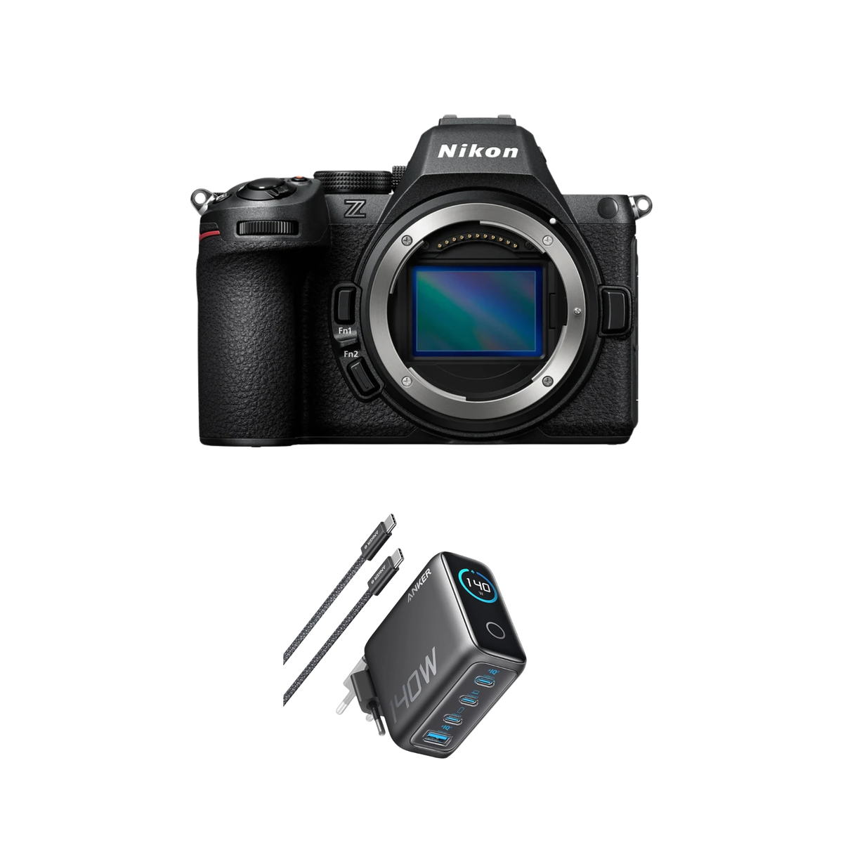Nikon Z5 II Mirrorless Camera + Free Anker 140W 4-Port USB Wall Charger Camera tek