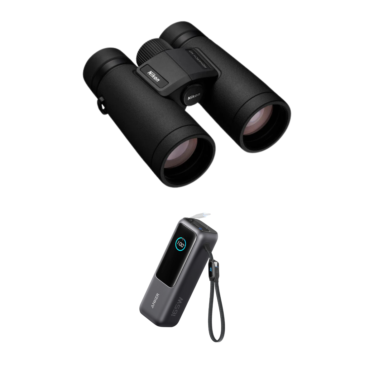 Nikon 10x42 Monarch M7 Binoculars + Free Anker A1695 165W USB-C Power Bank (25000mAh) Camera tek