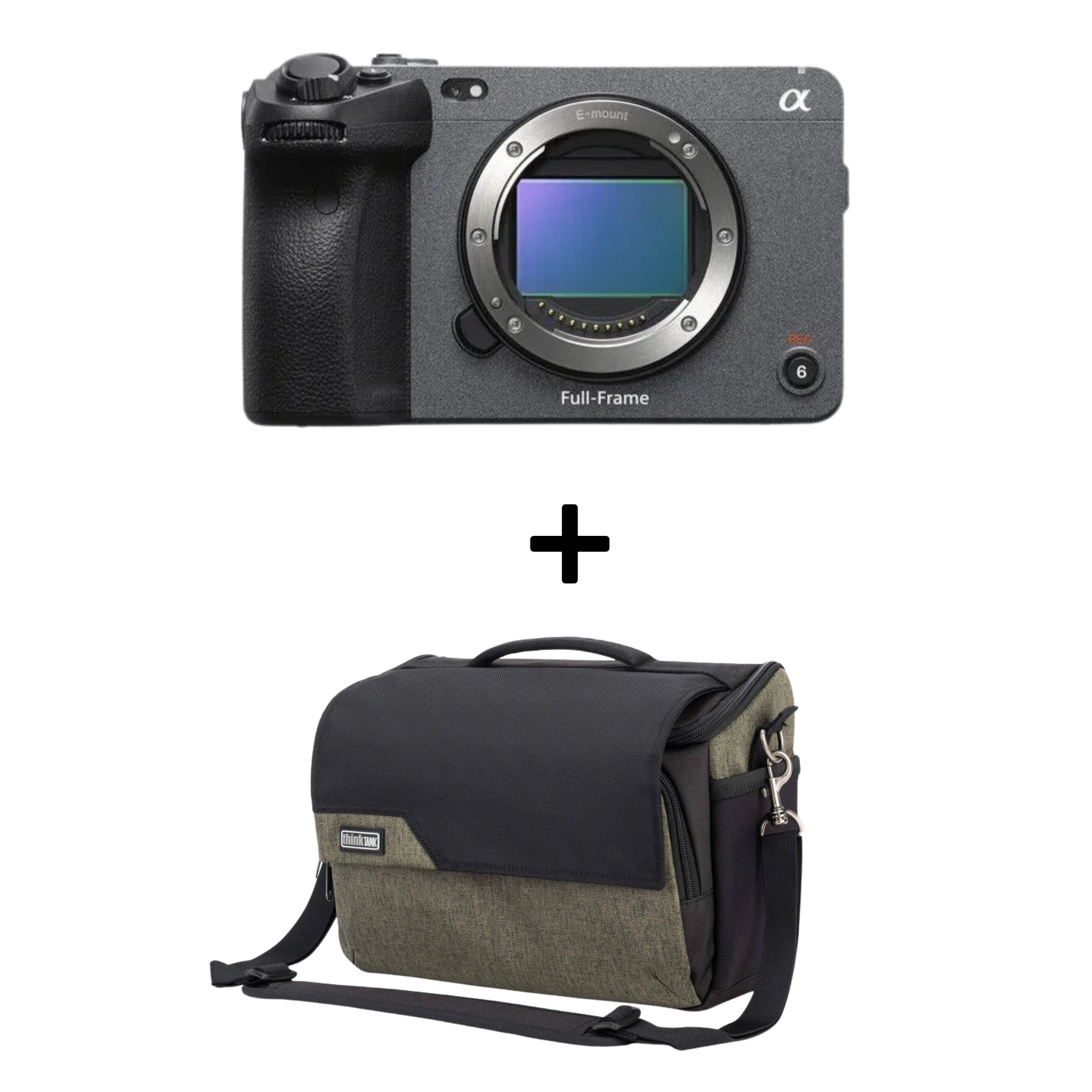 SONY FX3A FULL FRAME CINEMA CAMERA + FREE THINKTANK MIRRORLESS MOVER 30 V2 - COAST GREEN