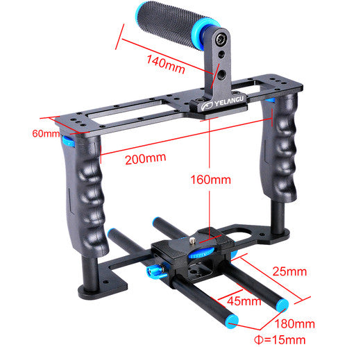 YELANGU C2 DSLR Camera Cage Camera tek