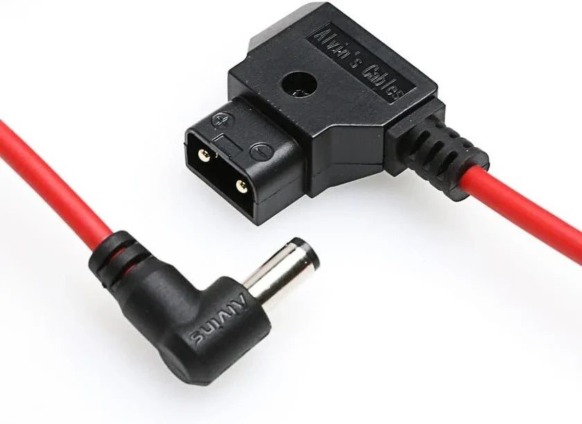 ALVINS CABLES D-TAP TO DC 2.1 COILED CABLE (ATOMOS/BMPCC/SMALLHD) Camera tek