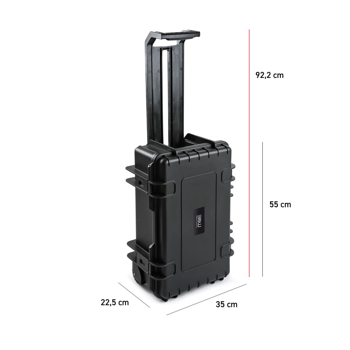 B&W INTERNATIONAL O/D CASE TYPE 6600 W/DIVIDERS-BLACK Camera tek