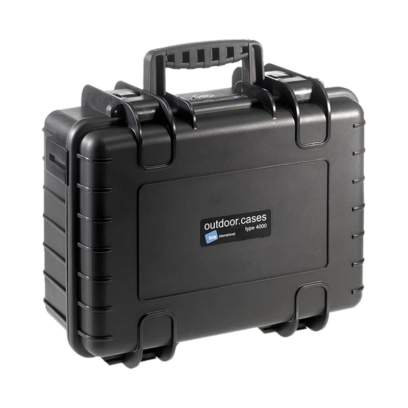 B&W International Type 4000 CASE with Dividers – Black