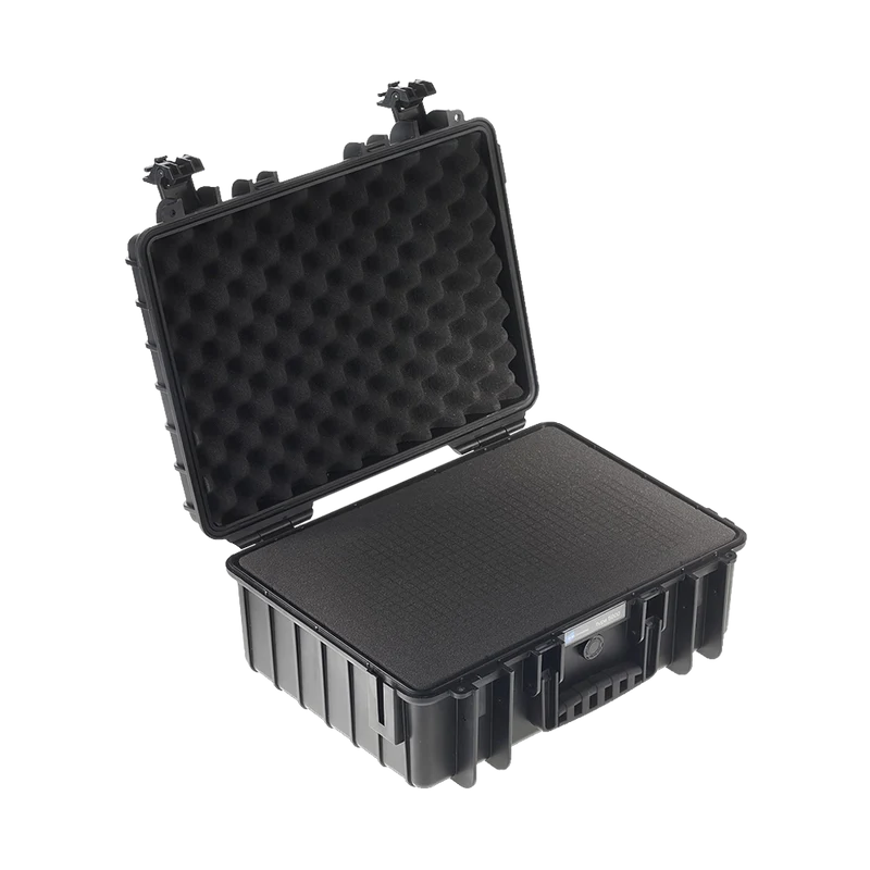 B&W INTERNATIONAL O/D CASE TYPE 5000 W/FOAM- BLACK