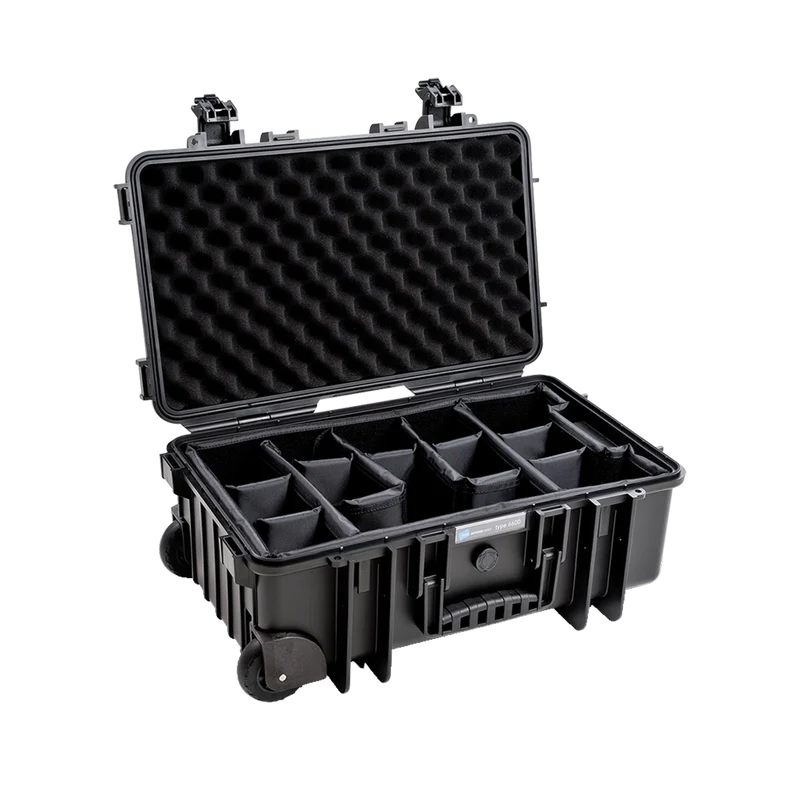 B&W INTERNATIONAL O/D CASE TYPE 6600 W/DIVIDERS-BL