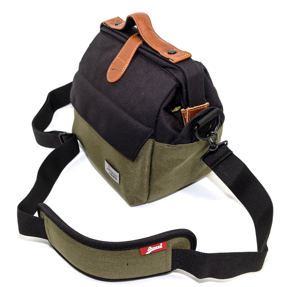 JENOVA URBAN LEGEND PROFESSIONAL SHOULDER BAG BLACK & GREEN
