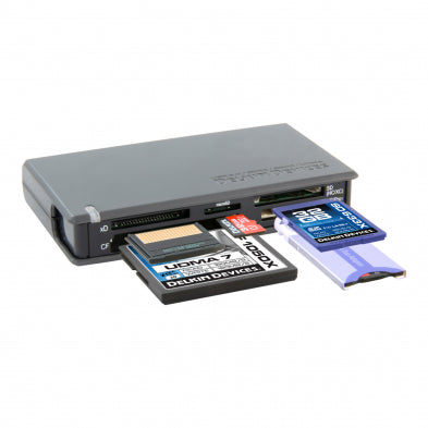 DELKIN READER 4-IN-1 USB 3.0 SD/MSD/CF & MEMSTICK UNIVERSAL READER