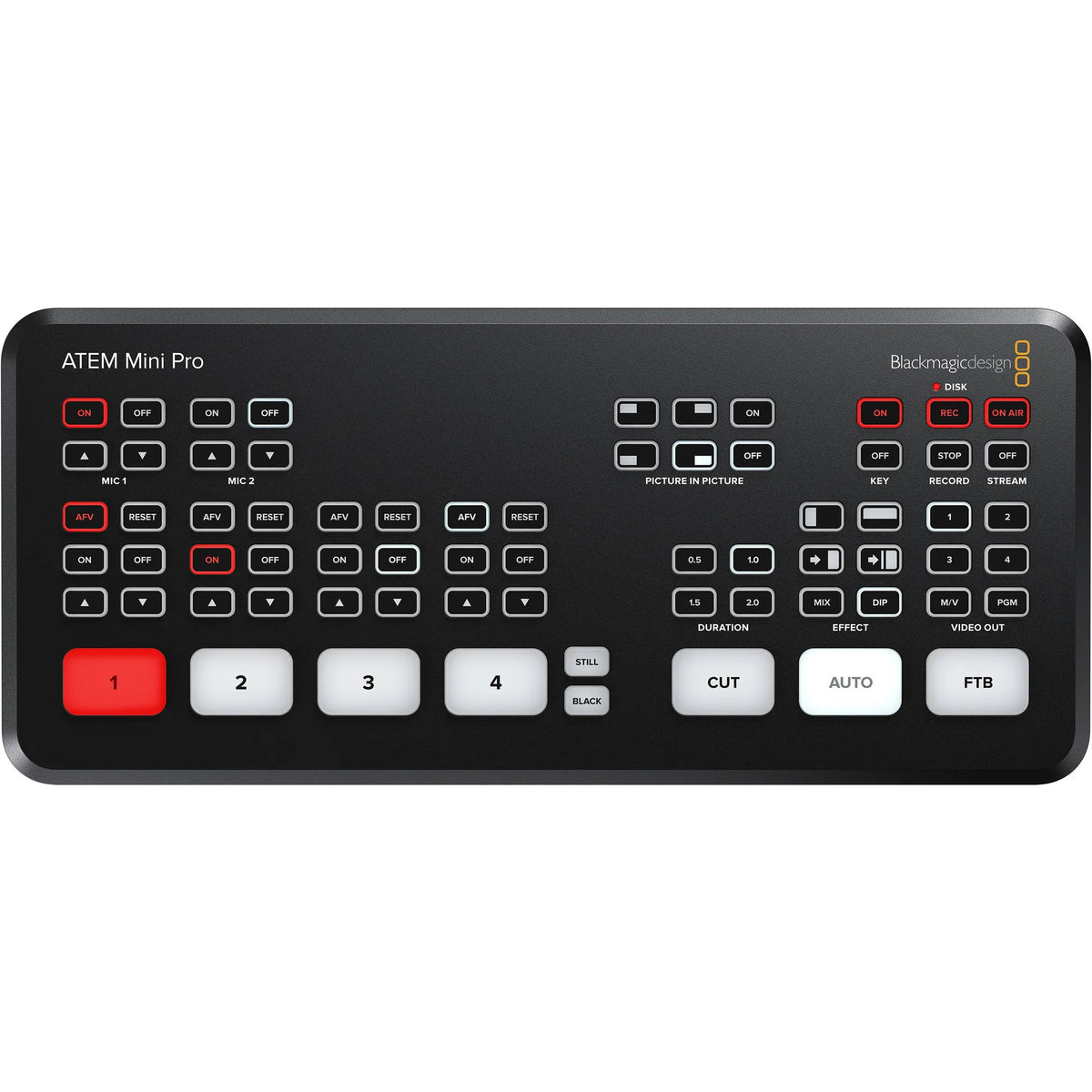 BLACKMAGIC DESIGN ATEM MINI PRO HDMI LIVE STREAM SWITCHER Camera tek