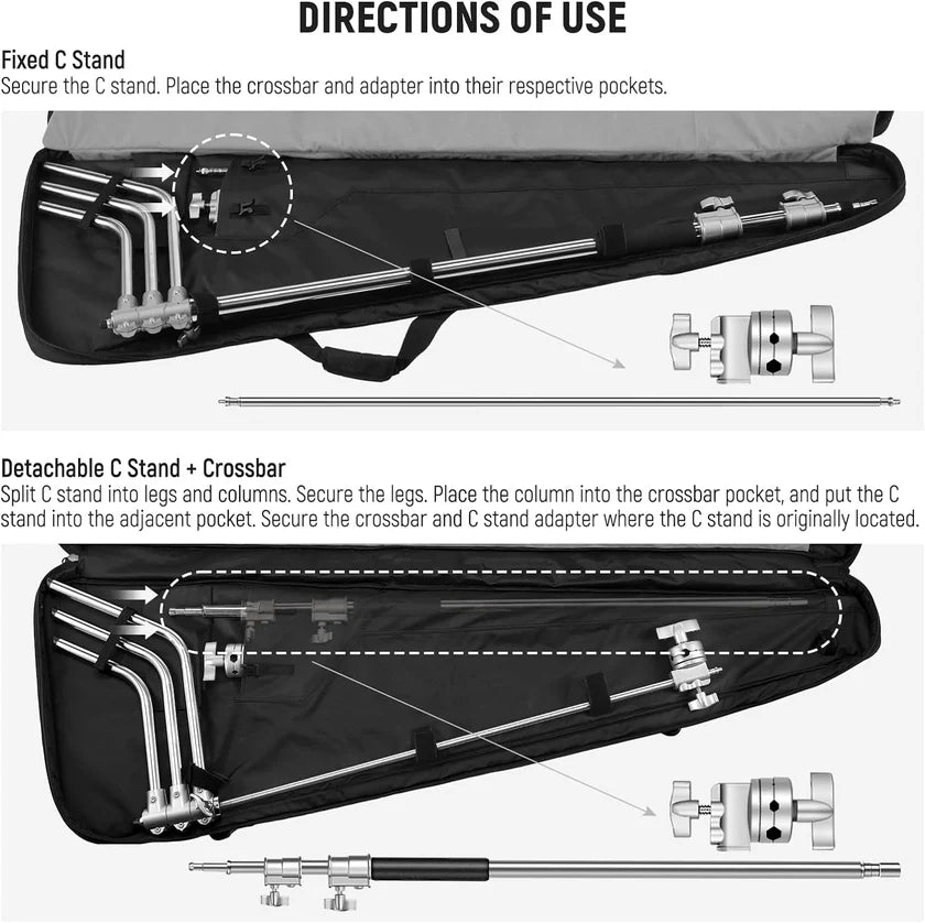 NEEWER NB-05 HEAVY DUTY TRAVEL CARRY BAG FOR TWO