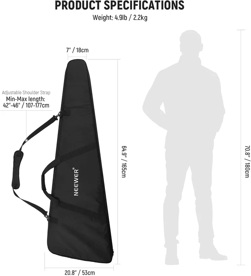 NEEWER NB-05 HEAVY DUTY TRAVEL CARRY BAG FOR TWO