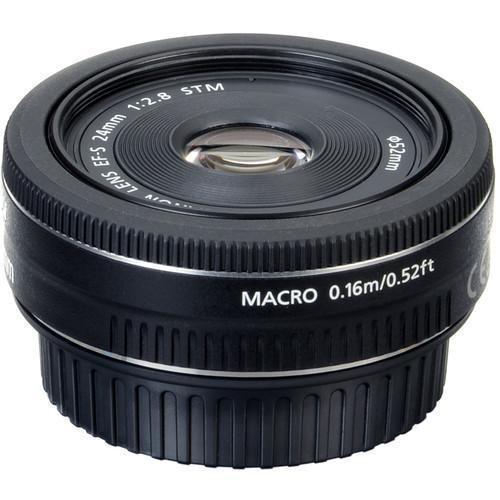 Canon EF-S 24mm F/2.8 STM Pancake Lens Camera tek
