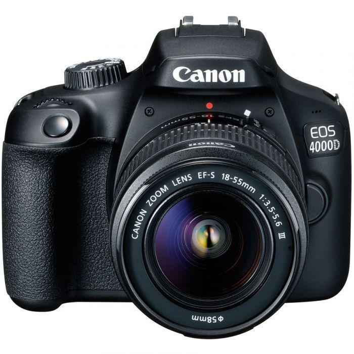 Canon EOS 4000D DSLR with EF-S 18-55mm DC Lens, Bag & 16GB Card Camera tek