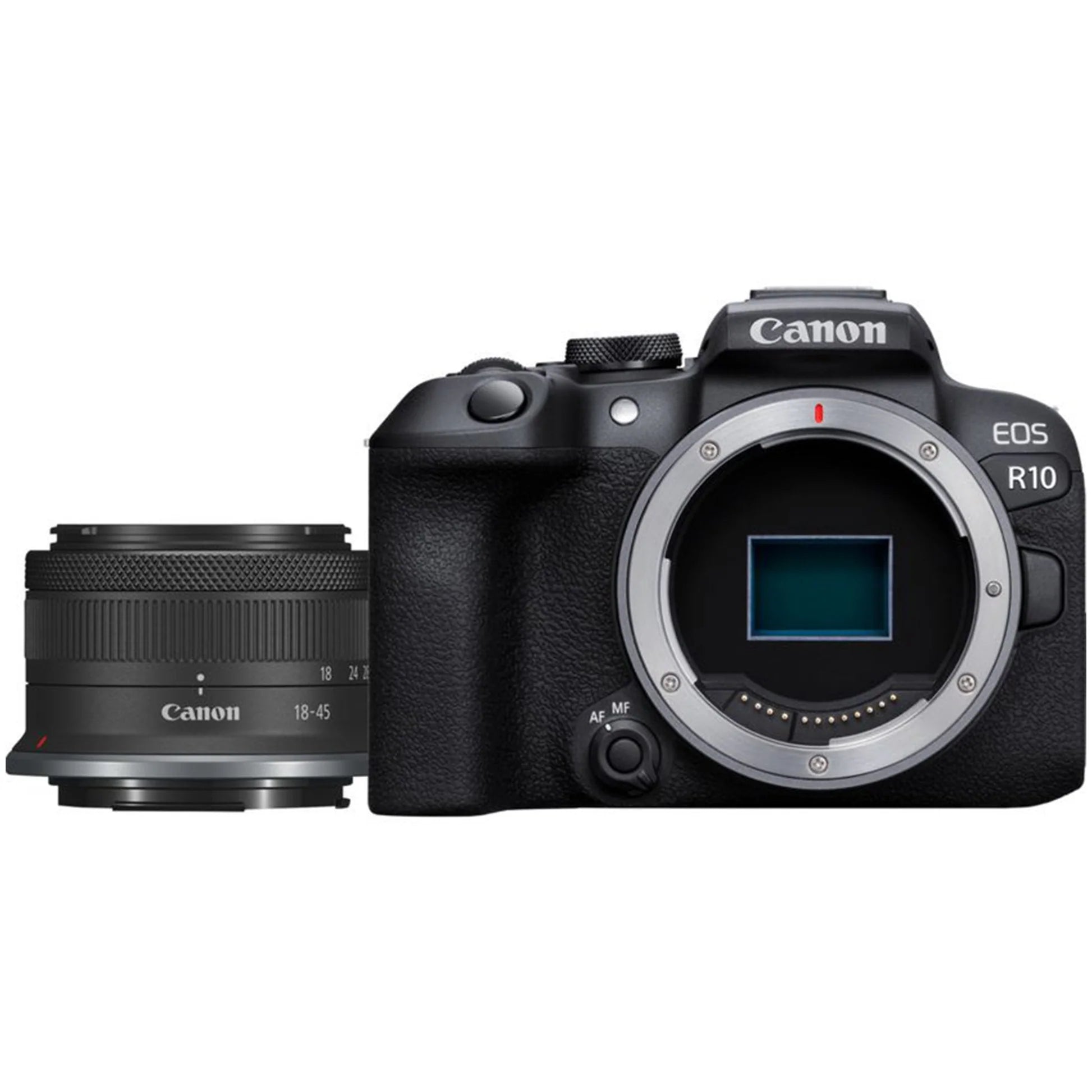 Canon EOS R10 Mirrorless Camera Body + Canon RF-S 18-45mm Lens Camera tek