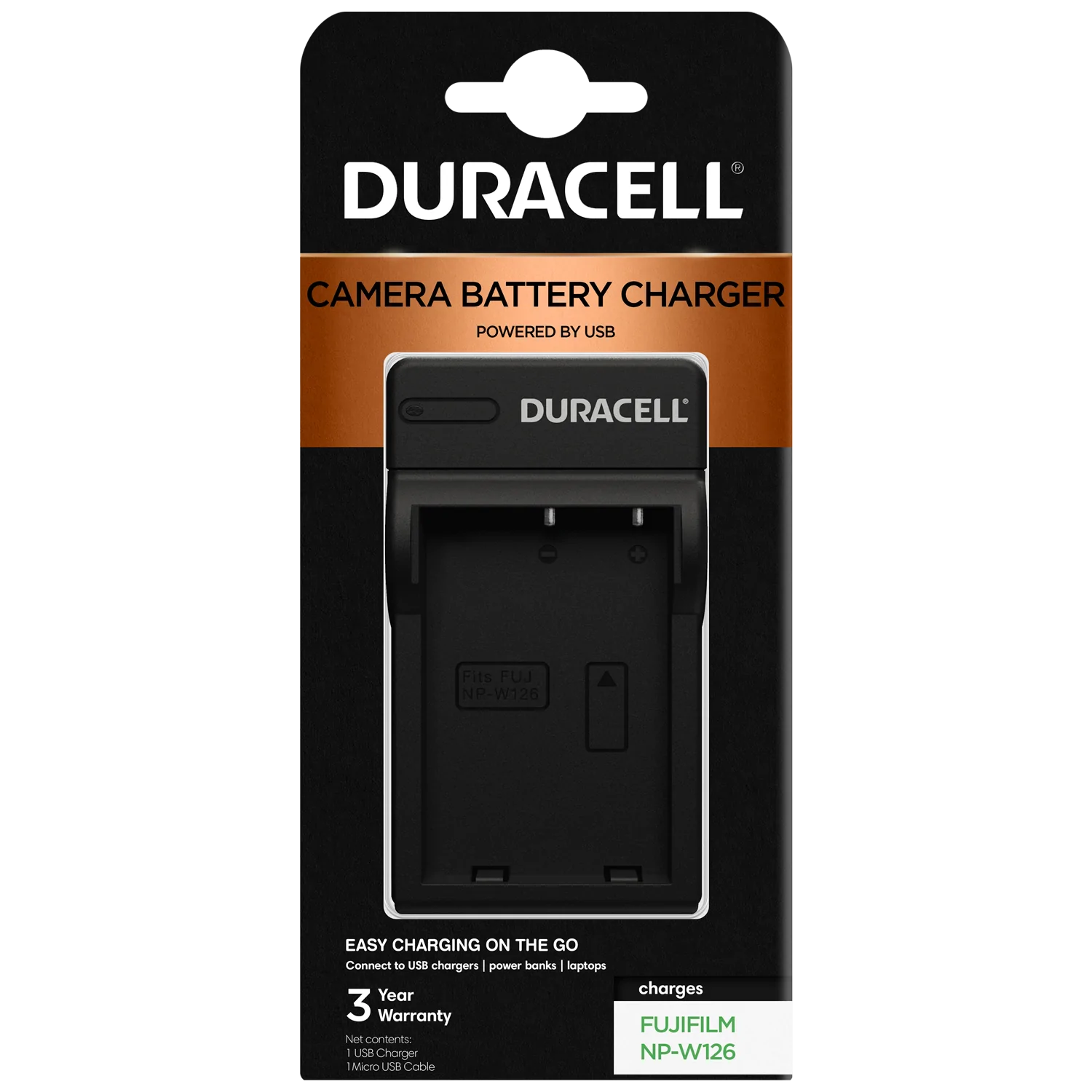 DURACELL USB BATTERY CHARGER - FUJIFILM NP-W126