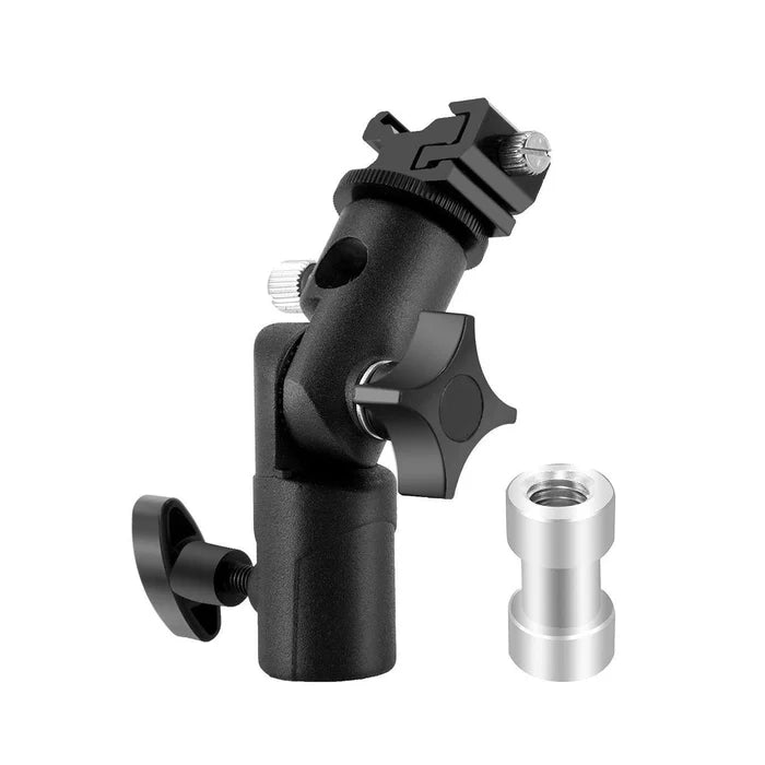 E-PHOTOGRAPHIC E-TYPE ADJUSTABLE FLASH SHOE MOUNT & UMBRELLA BRACKET EPH-K008