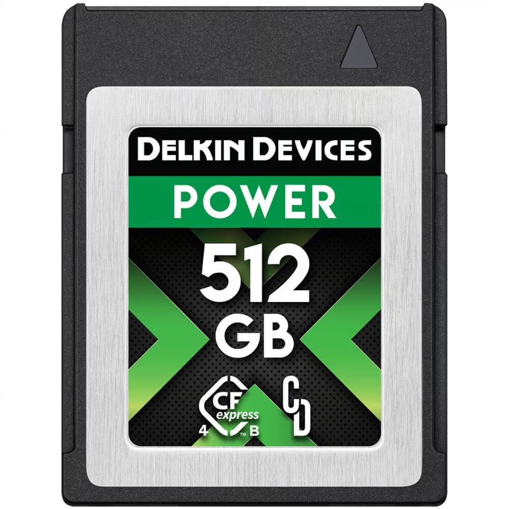 Delkin Devices 512GB POWER 4.0 CFexpress Type B Memory Card + FREE YASHICA DigiPix 100
