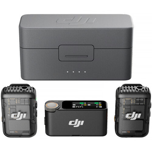 DJI Mic 2 2-Person Compact Digital Wireless Microphone System/Recorder for Camera and Smartphone (2.4 GHz)