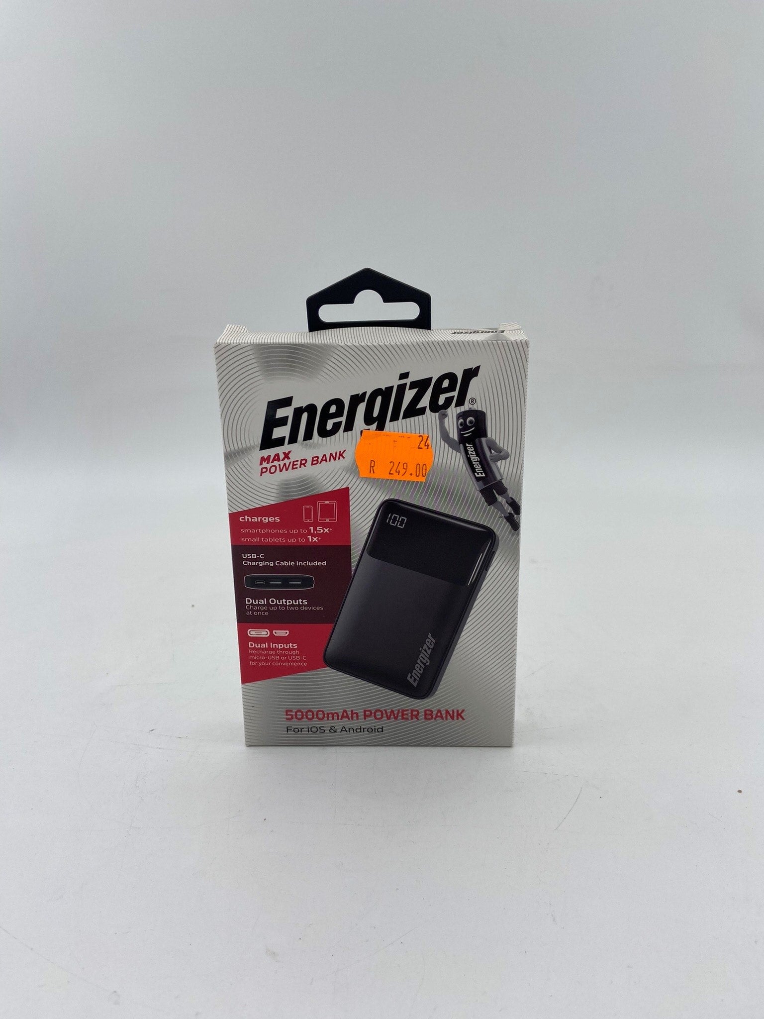ENERGIZER PB MAX 5 5000MAH POWER BANK DEMO (BOX DAMAGE)