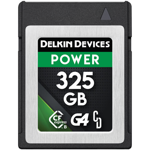 Delkin Devices 325GB POWER CFexpress Type B Memory Card Camera tek