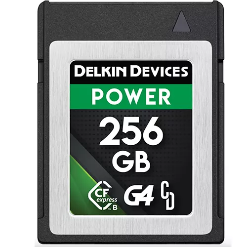 DELKIN DEVICES POWER CFEXPRESS TYPE B CARD 256GB G4 MEMORY CARD Camera tek
