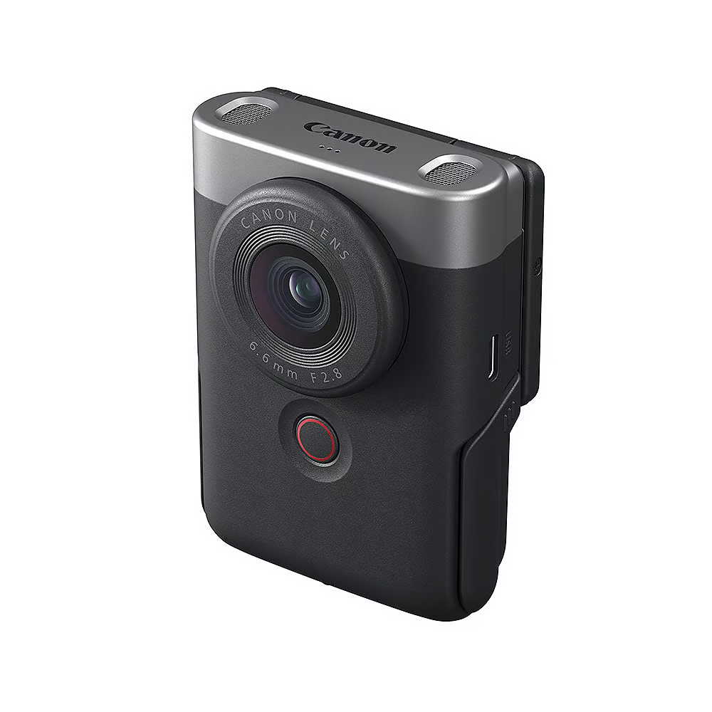 Canon PowerShot V10 Advanced Vlogging Kit (Silver) Camera tek