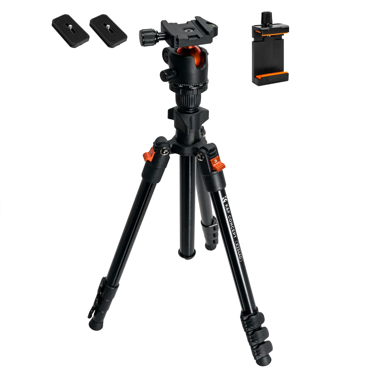 K&F CLASSIC COMPACT ENTRY LEVEL TRIPOD WITH SMARTPHONE MOUNT KF09.101