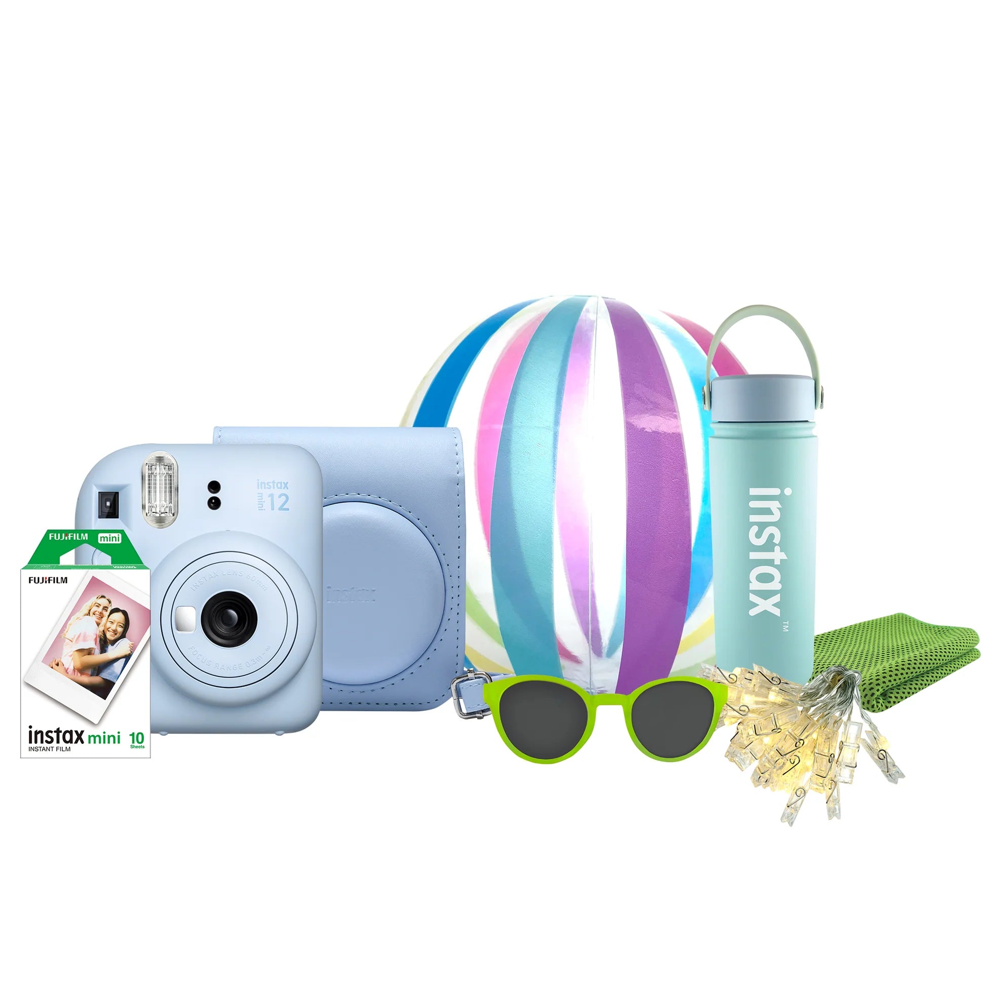FUJI INSTAX MINI 12 SUMMER BUNDLE (PAST BLUE)