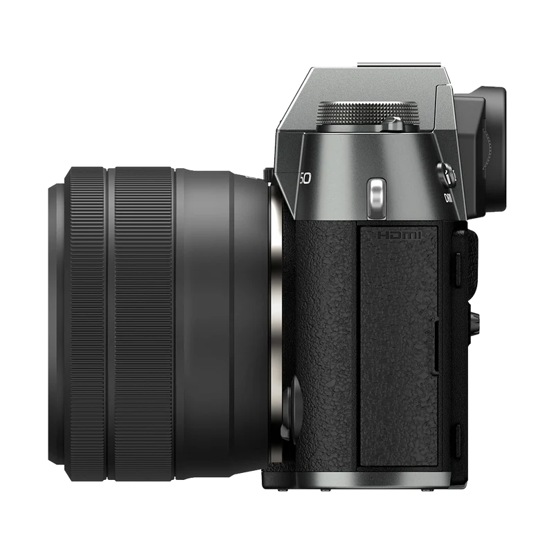 Fujifilm X-T50 Mirrorless Camera with 15-45mm f/3.5-5.6 Lens (Charcoal Silver)