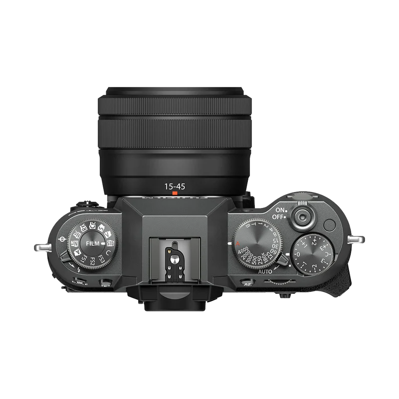 Fujifilm X-T50 Mirrorless Camera with 15-45mm f/3.5-5.6 Lens (Charcoal Silver)