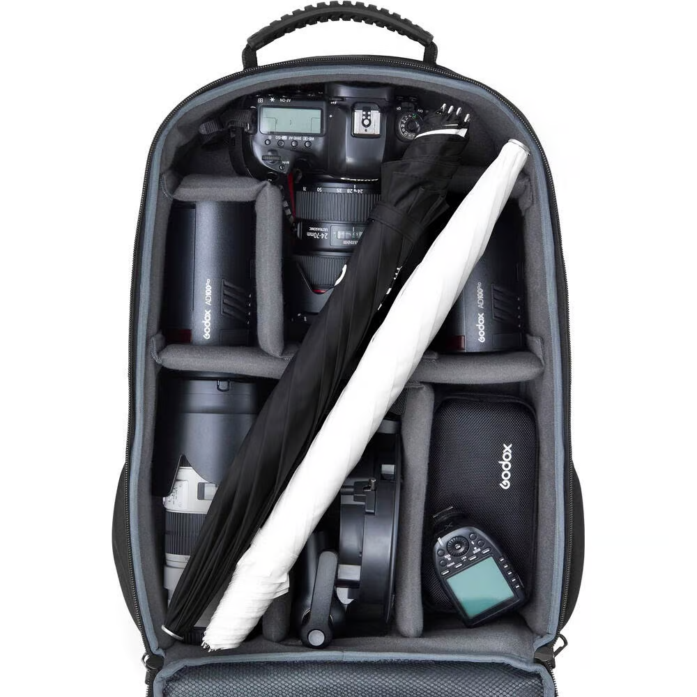 Godox AD100Pro Pocket Flash 2-Light Kit Camera tek