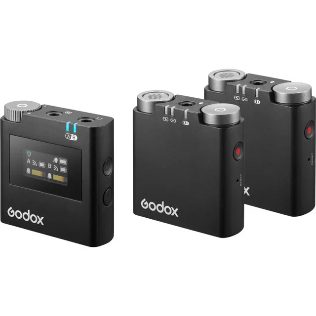 GODOX VIRSO M2 2-PERSON WIRELESS MICROPHONE SYSTEM Camera tek