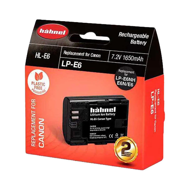 HAHNEL HL-E6N LITHIUM ION BATTERY FOR CANON