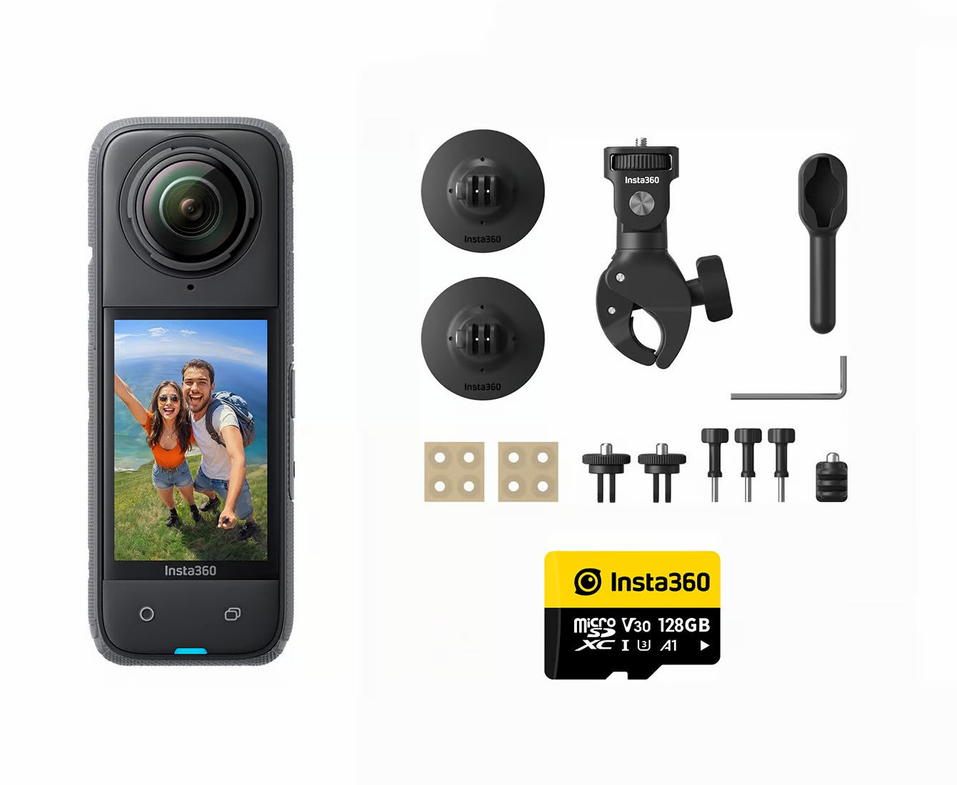 INSTA360 X5 8K 360 ACTION CAM MOTORCYCLE BUNDLE