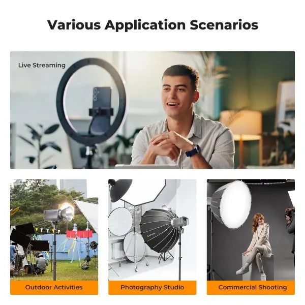 K&F 2.8M LIGHT STAND FOR 8KG LOADS