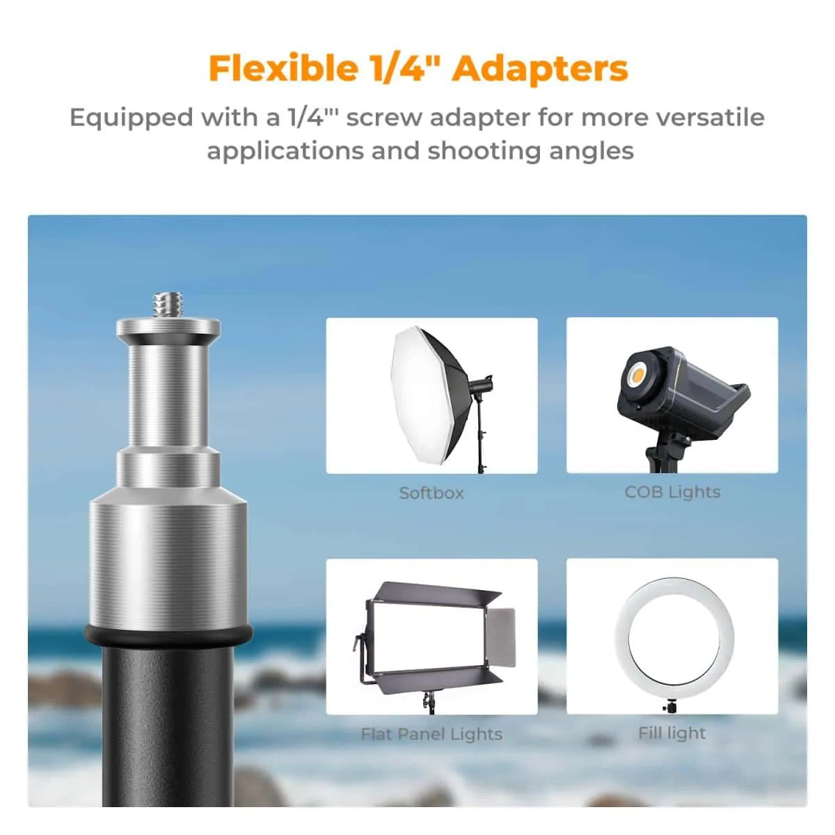 K&F 2.8M LIGHT STAND FOR 8KG LOADS