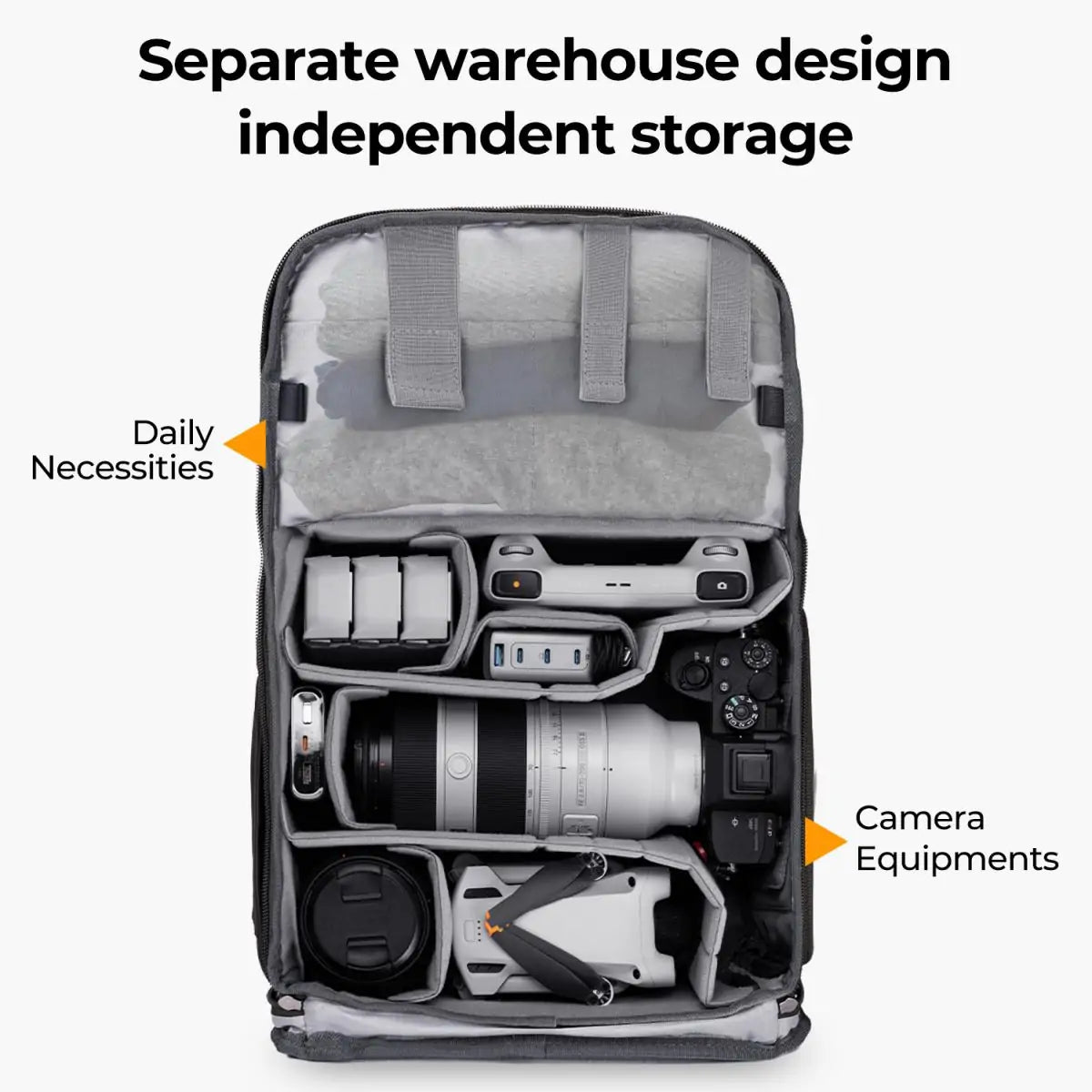 K&F BETA-SHOOTER ARMY GREEN VERSATILE RETRO FLARE CAMERA BAG