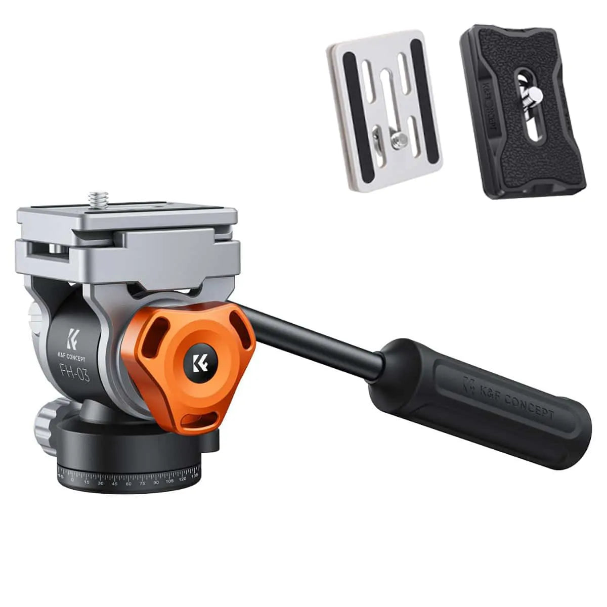 K&F CONCEPT OMNI FLUID VIDEO TRIPOD HEAD WITH MAX LOAD OF 5KG