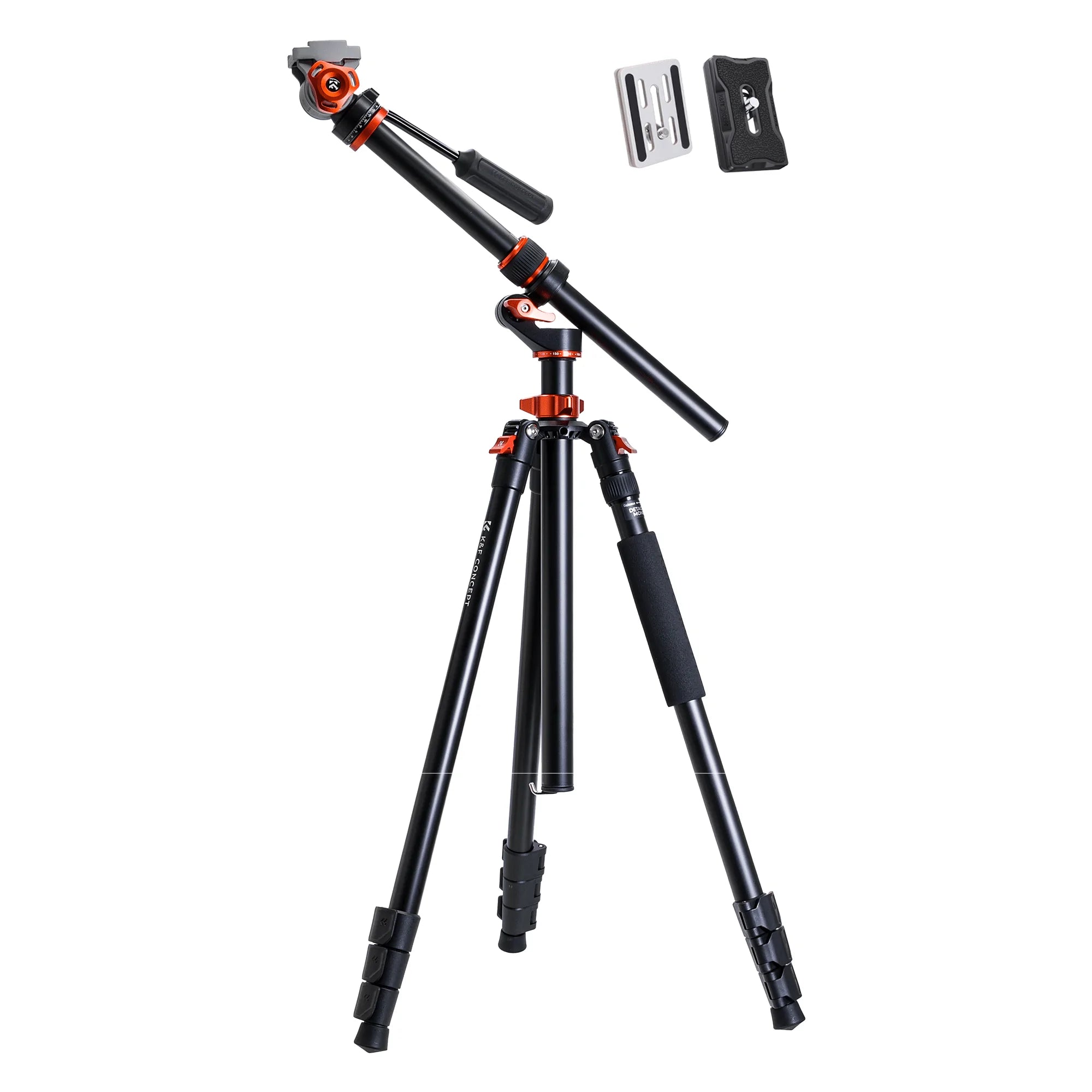 K&F OMNI-REACH VIDEO TRIPOD WITH INTERGRATED ANGLE ARM & MONOPOD
