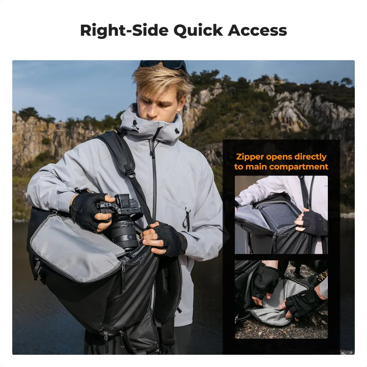 K&F STAR WANDER 40L ADVENTURE BACKPACK