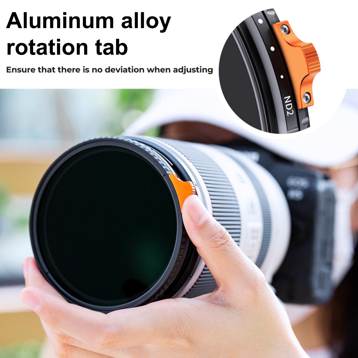 K&F CONCEPT VARIABLE ND2-400 NANO-X 82MM FILTER