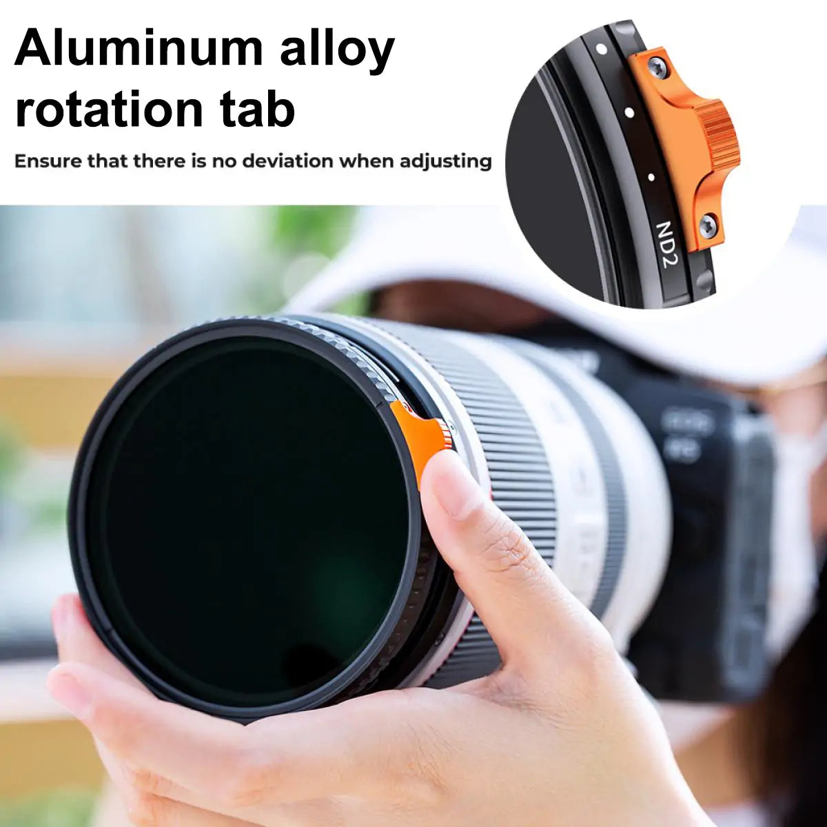 K&F 95MM VARIABLE ND FILTER (VND) ND2-ND400 NANO-X