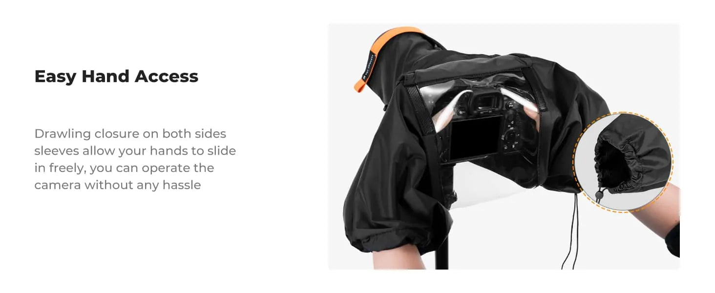 K&F WATERPROOF CAMERA RAIN COVER FOR DSLR & MIRRORLESS