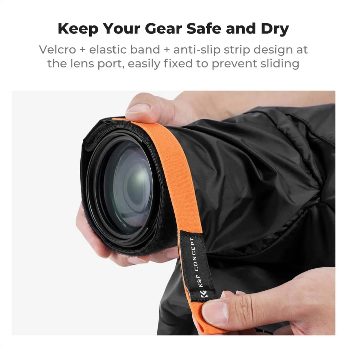 K&F WATERPROOF CAMERA RAIN COVER FOR DSLR & MIRRORLESS
