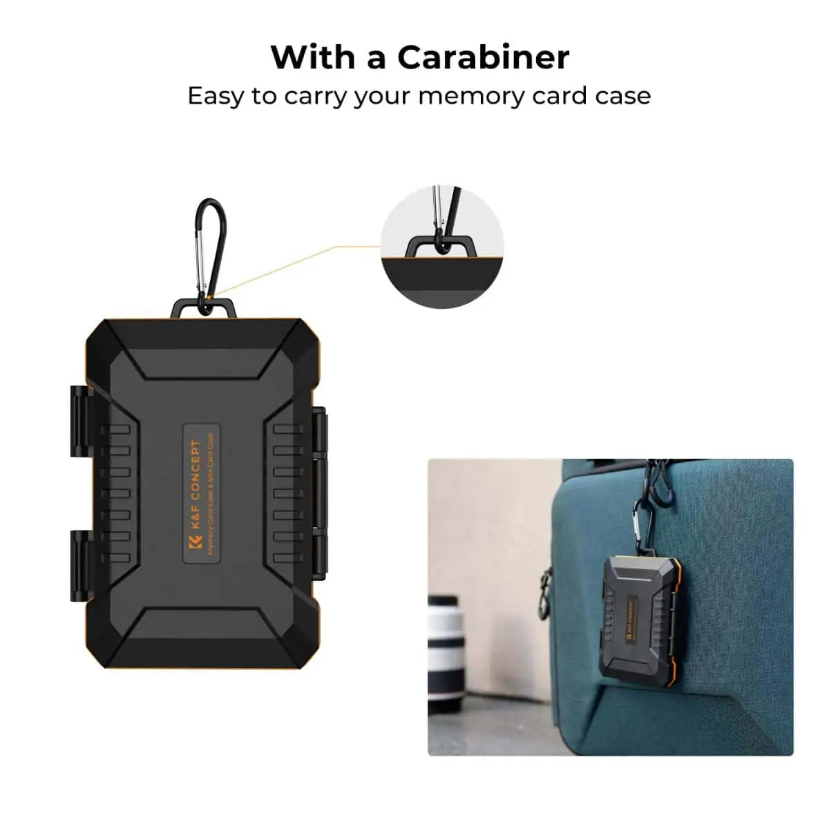 K&F X2 PROTECTIVE MEMORY CARD CASE FOR DIGITAL RECORDING MEDIA Camera tek
