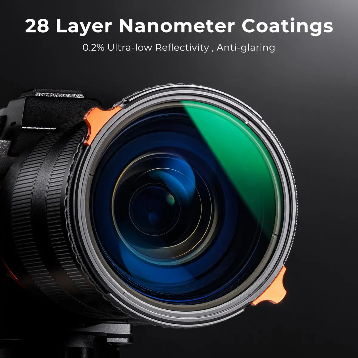 K&F 2-IN-1 CPL & VARIABLE ND4-64 FILTER 82MM NANO-X SERIES