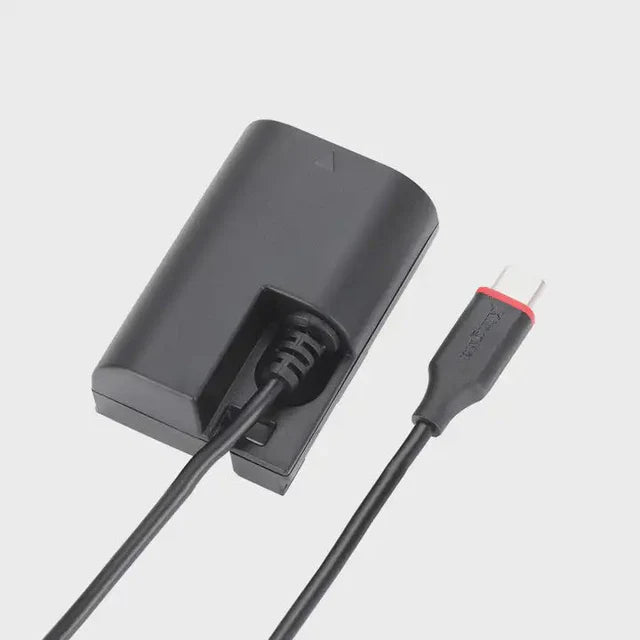 KINGMA TC-LPE6 LP-E6 USB-C REPLACEMENT DUMMY BATTERY ADAPTER FOR CANON